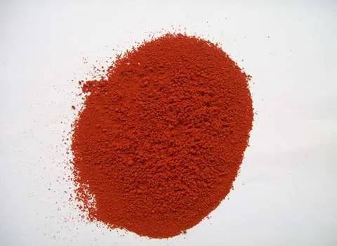 Saffron powder macro